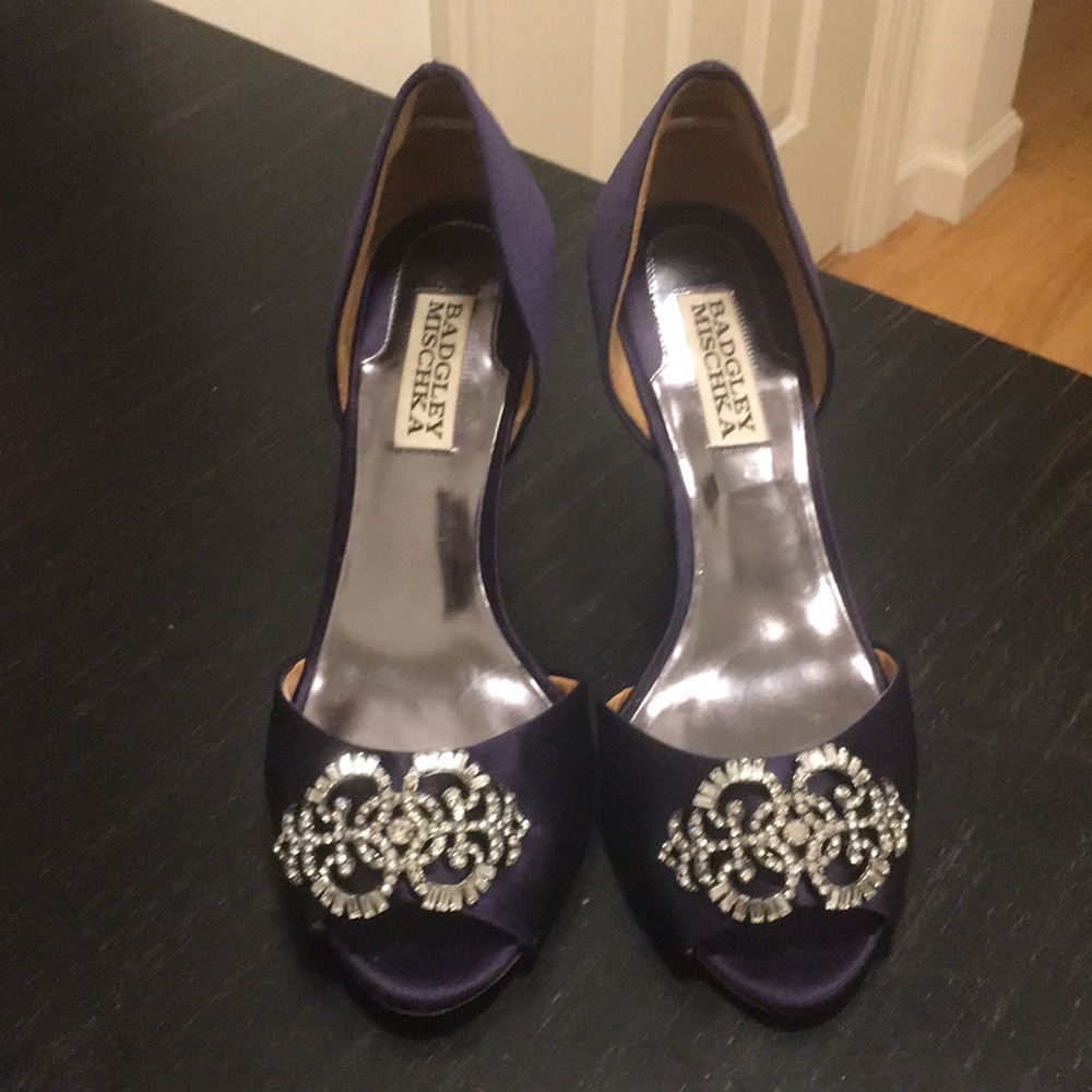 Badgley Mischka, navy blue
